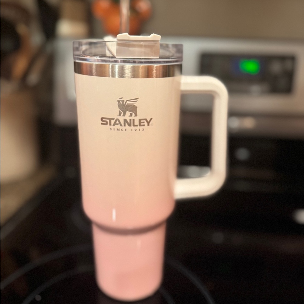Stanley Blush Pink Travel Mug with Handle 40oz.